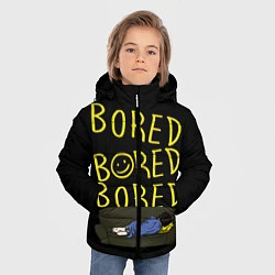 Куртка зимняя для мальчика Boreb, цвет: 3D-черный — фото 2