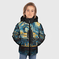 Куртка зимняя для мальчика Sherlock, цвет: 3D-черный — фото 2