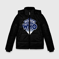 Куртка зимняя для мальчика Doctor Who, цвет: 3D-черный