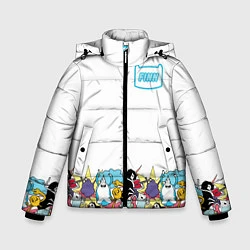 Куртка зимняя для мальчика Finn Adventure Time, цвет: 3D-светло-серый