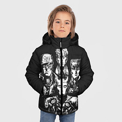 Куртка зимняя для мальчика JoJo Bizarre Adventure, цвет: 3D-светло-серый — фото 2