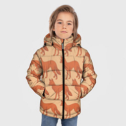 Куртка зимняя для мальчика Лисья стая, цвет: 3D-черный — фото 2