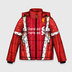 Куртка зимняя для мальчика King liverpool, цвет: 3D-черный