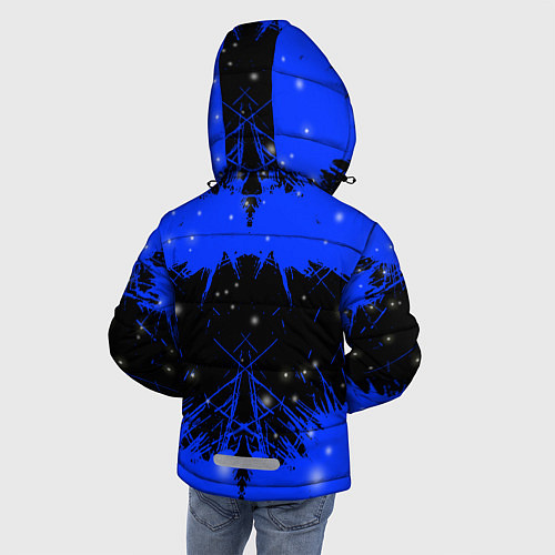 Зимняя куртка для мальчика НОВОГОДНИЙ UNDERTALE / 3D-Светло-серый – фото 4
