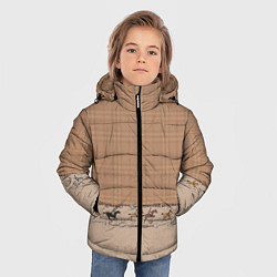 Куртка зимняя для мальчика Всадники, цвет: 3D-черный — фото 2
