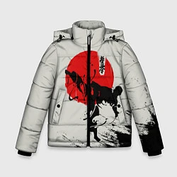 Куртка зимняя для мальчика Kyokushinkai Karate, цвет: 3D-красный