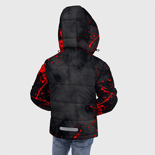 Зимняя куртка для мальчика АлисА / 3D-Красный – фото 4