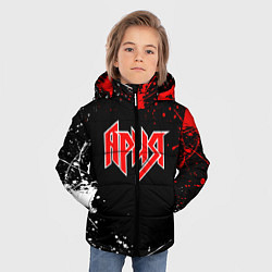 Куртка зимняя для мальчика АРИЯ, цвет: 3D-красный — фото 2