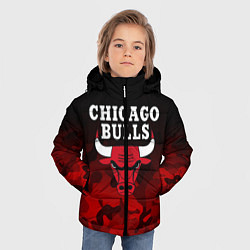 Куртка зимняя для мальчика CHICAGO BULLS, цвет: 3D-светло-серый — фото 2