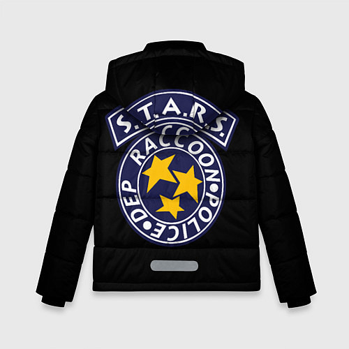 Зимняя куртка для мальчика STARS НА СПИНЕ / 3D-Черный – фото 2