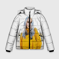 Куртка зимняя для мальчика BILLIE EILISH, цвет: 3D-светло-серый