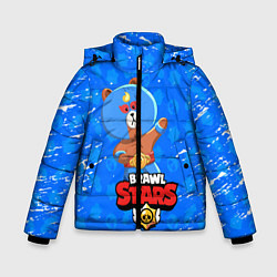 Куртка зимняя для мальчика BRAWL STARS EL BROWN, цвет: 3D-черный