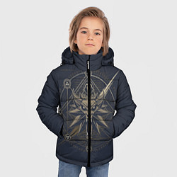 Куртка зимняя для мальчика Ведьмак 3: Дикая Охота, цвет: 3D-черный — фото 2