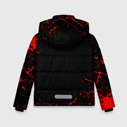 Зимняя куртка для мальчика MONOKUMA / 3D-Красный – фото 2