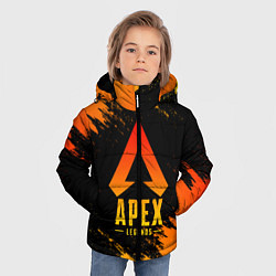 Куртка зимняя для мальчика APEX LEGENDS, цвет: 3D-черный — фото 2
