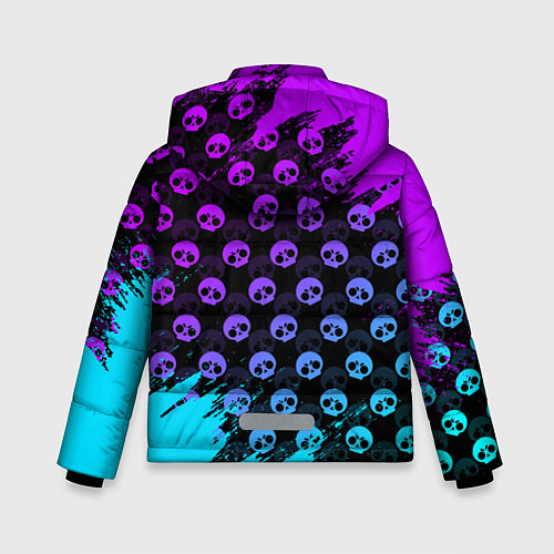 Зимняя куртка для мальчика BRAWL STARS LEON / 3D-Черный – фото 2