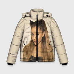 Куртка зимняя для мальчика Ariana Grande Ариана Гранде, цвет: 3D-красный