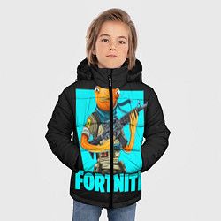 Куртка зимняя для мальчика Fortnite, цвет: 3D-красный — фото 2