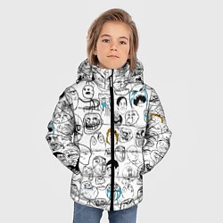 Куртка зимняя для мальчика МЕМЫ, цвет: 3D-черный — фото 2