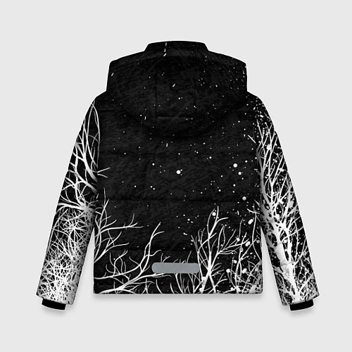 Зимняя куртка для мальчика ВЕДЬМАК / 3D-Черный – фото 2