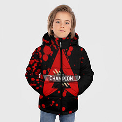 Куртка зимняя для мальчика Apex Legends Champion, цвет: 3D-черный — фото 2