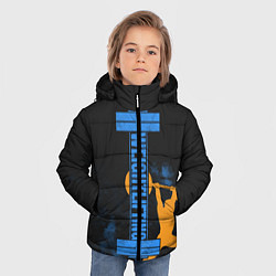 Куртка зимняя для мальчика Wheight lifting, цвет: 3D-красный — фото 2