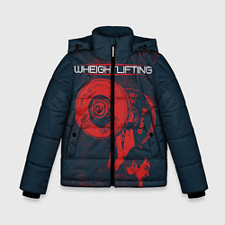 Куртка зимняя для мальчика Тяжелая атлетика, цвет: 3D-черный