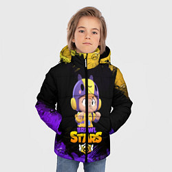 Куртка зимняя для мальчика Бравл Старс Биа, цвет: 3D-черный — фото 2