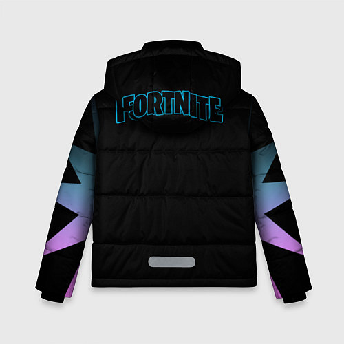 Зимняя куртка для мальчика Fortnite Спина / 3D-Черный – фото 2