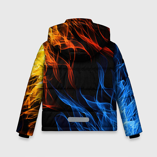 Зимняя куртка для мальчика БИТВА ОГНЕЙ / 3D-Черный – фото 2