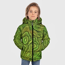 Куртка зимняя для мальчика Необычный камуфляж, цвет: 3D-черный — фото 2