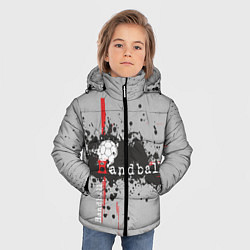 Куртка зимняя для мальчика Handball, цвет: 3D-светло-серый — фото 2