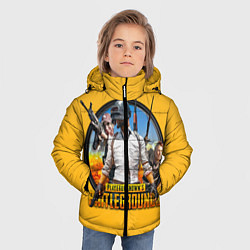 Куртка зимняя для мальчика PUBG, цвет: 3D-светло-серый — фото 2
