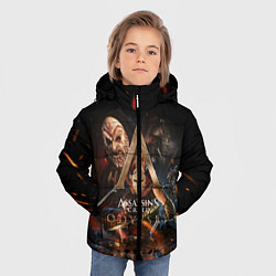 Куртка зимняя для мальчика ASSASSINS CREED, цвет: 3D-светло-серый — фото 2