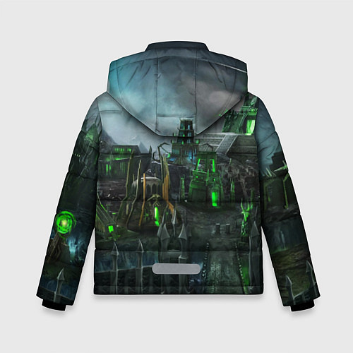 Зимняя куртка для мальчика Герои Нежить / 3D-Черный – фото 2