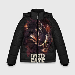Куртка зимняя для мальчика Twisted Fate, цвет: 3D-черный