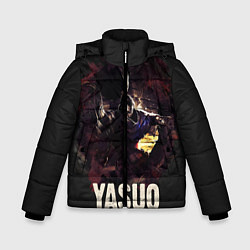 Куртка зимняя для мальчика Yasuo, цвет: 3D-черный