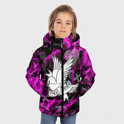 Куртка зимняя для мальчика LIL PEEP, цвет: 3D-черный — фото 2