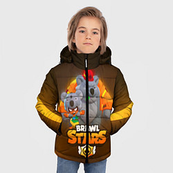 Куртка зимняя для мальчика BRAWL STARS COALA NITA, цвет: 3D-черный — фото 2