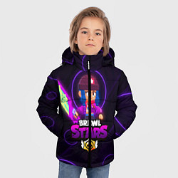 Куртка зимняя для мальчика Brawl Stars Heroine Bibi, цвет: 3D-черный — фото 2