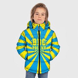 Куртка зимняя для мальчика ВВС России, цвет: 3D-светло-серый — фото 2