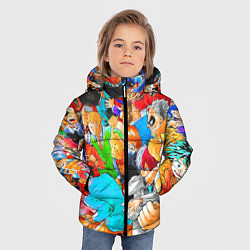 Куртка зимняя для мальчика Моя Геройская Академия, цвет: 3D-черный — фото 2