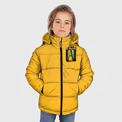 Куртка зимняя для мальчика Моя геройская академия, цвет: 3D-красный — фото 2