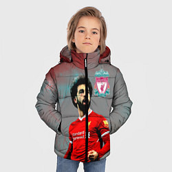 Куртка зимняя для мальчика Mohamed Salah, цвет: 3D-черный — фото 2