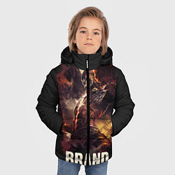 Куртка зимняя для мальчика Brand, цвет: 3D-черный — фото 2