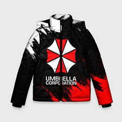 Куртка зимняя для мальчика UMBRELLA CORP, цвет: 3D-черный