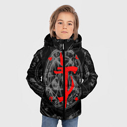 Куртка зимняя для мальчика DOOM, цвет: 3D-черный — фото 2