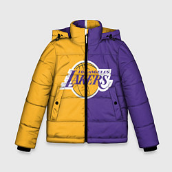 Куртка зимняя для мальчика LA LAKERS, цвет: 3D-черный