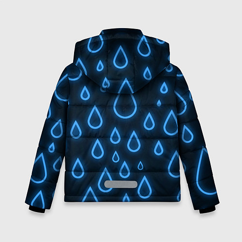 Зимняя куртка для мальчика Brawl Stars Leon Shark / 3D-Черный – фото 2