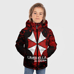 Куртка зимняя для мальчика UMBRELLA CORP, цвет: 3D-черный — фото 2